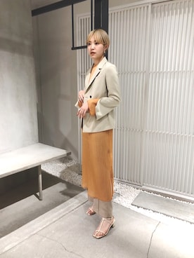 Risako Iidaさん（レディース・169cm）の春コーディネート