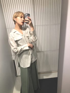 Risako Iidaさん（レディース・169cm）の春コーディネート