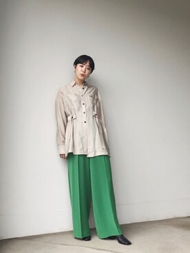 Risako Iidaさん（レディース・169cm）の春コーディネート