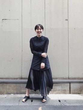 Risako Iidaさん（レディース・169cm）の夏コーディネート