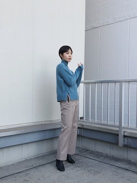 Risako Iidaさん（レディース・169cm）の冬コーディネート