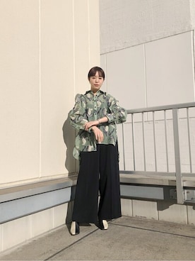 Risako Iidaさん（レディース・169cm）の冬コーディネート