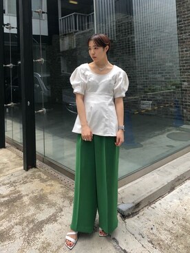 Risako Iidaさん(レディース・169cm)の夏コーディネート