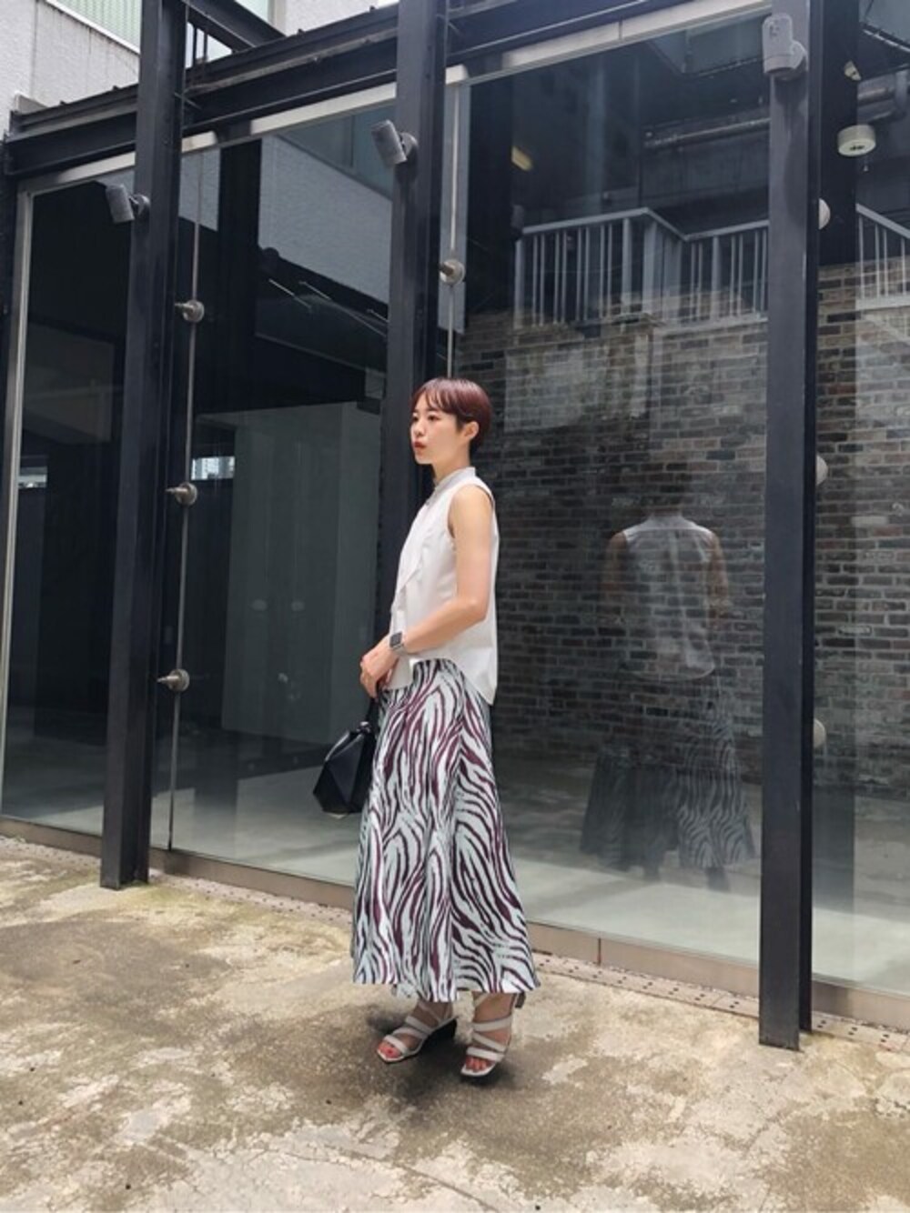 Risako Iida｜UNITED TOKYOのサンダルを使ったコーディネート - WEAR