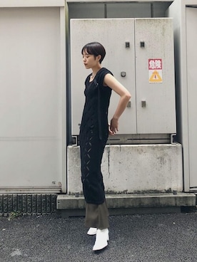 Risako Iidaさん（レディース・169cm）の秋コーディネート