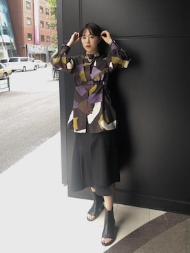 Risako Iidaさん（レディース・169cm）の秋コーディネート