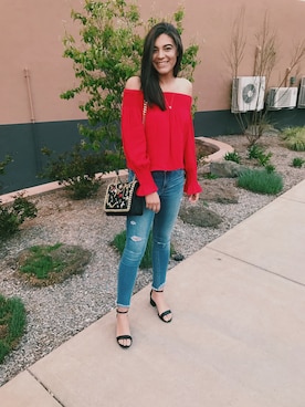 「ALDO（アルド）のアイテム（ショルダーバッグ）」を使った、Kenさん（レディース・170cm）の夏コーディネート