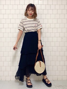 「ボーター」｜a i r iさん（レディース・150cm）の春コーディネート