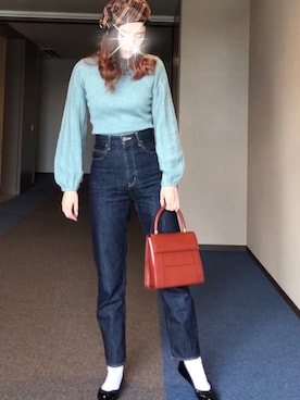 「GHERARDINI（ゲラルディーニ）のアイテム（バッグ）」を使った、u_tanさん（レディース・168cm）の秋コーディネート