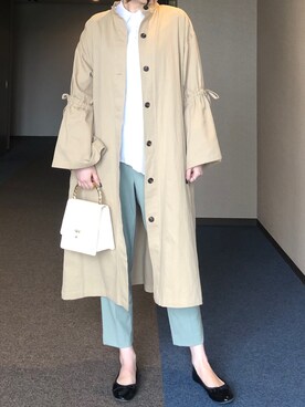 「classicalelf（クラシカルエルフ）のアイテム（その他アウター）」を使った、u_tanさん（レディース・168cm）の春コーディネート