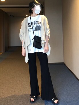 「AMAIL（アマイル）のアイテム（帽子）」を使った、u_tanさん（レディース・168cm）の夏コーディネート