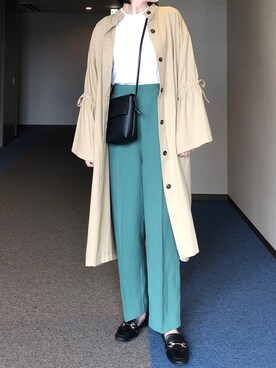 「classicalelf（クラシカルエルフ）のアイテム（その他アウター）」を使った、u_tanさん（レディース・168cm）の秋コーディネート