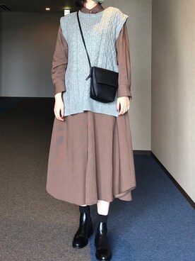 u_tanさん（レディース・168cm）の秋コーディネート