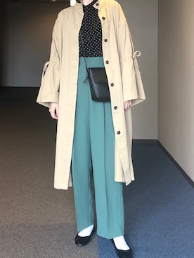 「classicalelf（クラシカルエルフ）のアイテム（その他アウター）」を使った、u_tanさん（レディース・168cm）の秋コーディネート