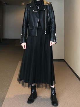 u_tanさん（レディース・168cm）の冬コーディネート