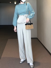 CLANE（クラネ）の「OBI PANTS（スラックス）」 - WEAR