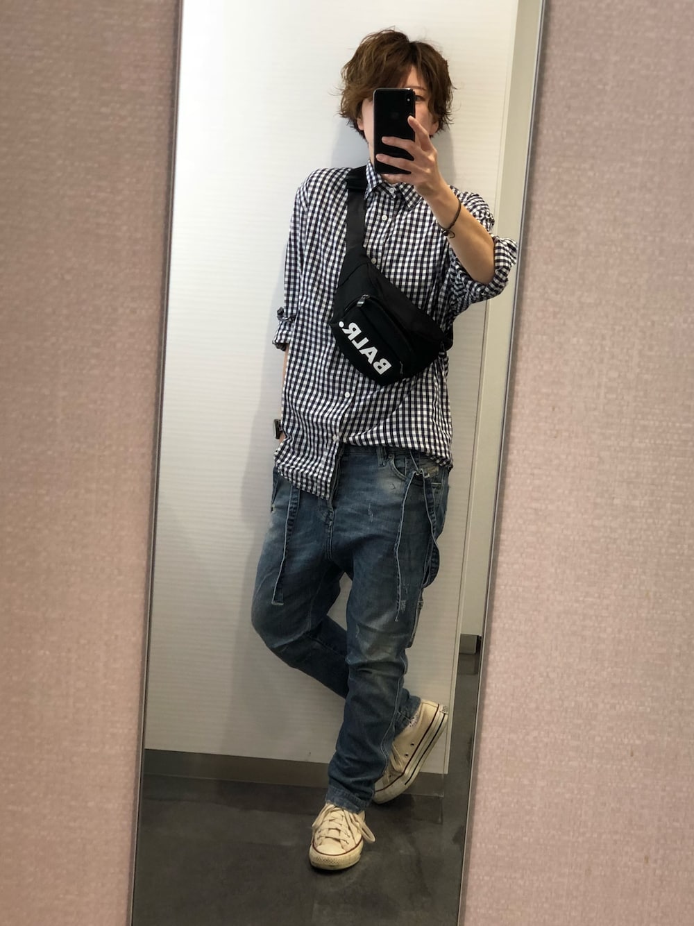 限定モデル FRANK&EILEEN DON 総柄リネンシャツ XS M相当 Frank＆Eileen(フランク＆アイリーン)｜【ETRE TOKYO