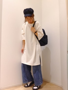 「Lee（リー）のアイテム（バッグ）」を使った、emokiyoさん（レディース・162cm）の春コーディネート