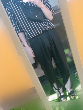 「Daniel Wellington（ダニエルウェリントン）の販売終了クラシックペティット アッシュフィールド32mm（アナログ腕時計）」を使った、ぽぴーさん（メンズ・165cm）の春コーディネート