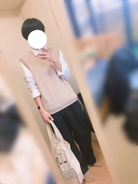 「リドム」｜「アイテム（アナログ腕時計）」を使った、ぽぴーさん（メンズ・165cm）の春コーディネート