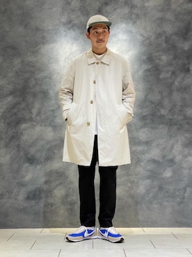 「Steven Alan（スティーブンアラン）のアイテム（帽子）」を使った、12102trさん（メンズ・180cm）の秋コーディネート