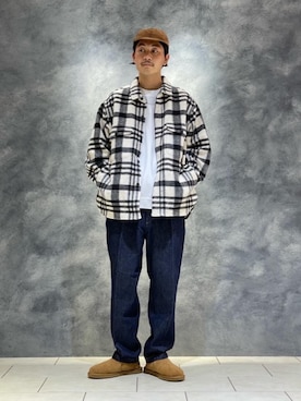 「BEAUTY&YOUTH UNITED ARROWS（ビューティーアンドユースユナイテッドアローズ）のアイテム（その他アウター）」を使った、12102trさん（メンズ・180cm）の秋コーディネート
