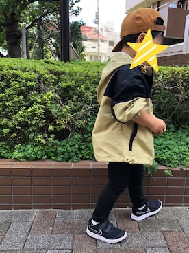 「laule'a sunny side store（ラウレアサニーサイドストア）のアイテム」を使った、Hiro_piiさん（キッズ・90cm）の秋コーディネート