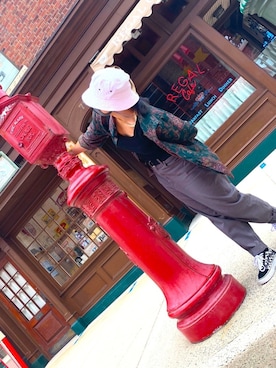 「JAM（ジャム）のアイテム」を使った、MISAKIさん（レディース・167cm）の春コーディネート