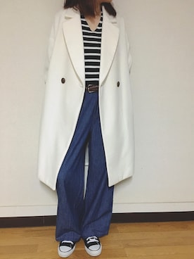 Anna☪︎⋆｡˚✩さん（レディース・156cm）の春コーディネート