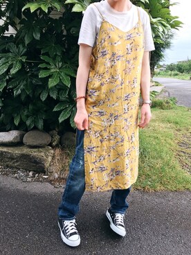 Anna☪︎⋆｡˚✩さん（レディース・156cm）の夏コーディネート