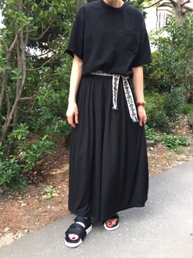 Anna☪︎⋆｡˚✩さん（レディース・156cm）の夏コーディネート