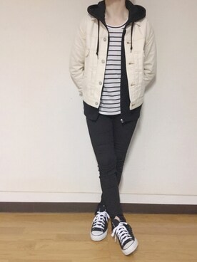 Anna☪︎⋆｡˚✩さん（レディース・156cm）の春コーディネート