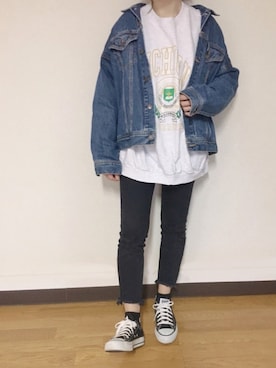 Anna☪︎⋆。˚✩さん(レディース・156cm)の春コーディネート