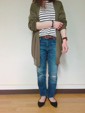 Anna☪︎⋆｡˚✩さん（レディース・156cm）の春コーディネート