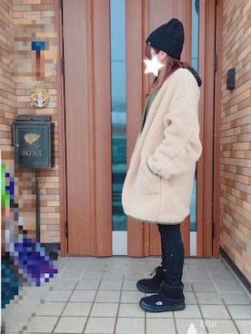 Anna☪︎⋆｡˚✩さん（レディース・156cm）の冬コーディネート