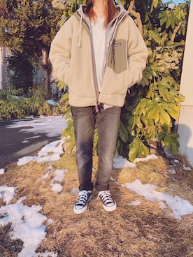 Anna☪︎⋆｡˚✩さん（レディース・156cm）の冬コーディネート