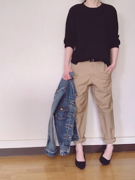 Anna☪︎⋆｡˚✩さん（レディース・156cm）の春コーディネート