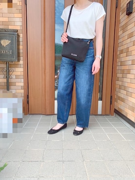 「Daniel Wellington（ダニエルウェリントン）の販売終了クラシックペティット アッシュフィールド32mm（アナログ腕時計）」を使った、Anna☪︎⋆｡˚✩さん（レディース・156cm）の夏コーディネート