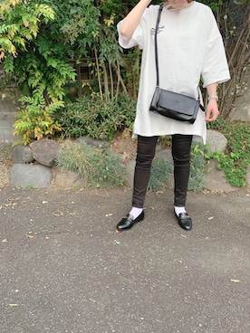 「Daniel Wellington（ダニエルウェリントン）の販売終了クラシックペティット アッシュフィールド32mm（アナログ腕時計）」を使った、Anna☪︎⋆｡˚✩さん（レディース・156cm）の秋コーディネート