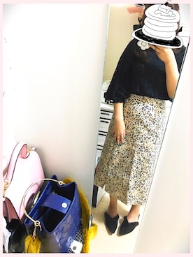 「LILY BROWN（リリーブラウン）のアイテム（その他シューズ）」を使った、かんの ちか。さん（レディース・159cm）の秋コーディネート