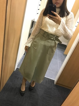 「Supreme.La.La.（シュープリームララ）のアイテム（その他シューズ）」を使った、かんの ちか。さん（レディース・159cm）の秋コーディネート