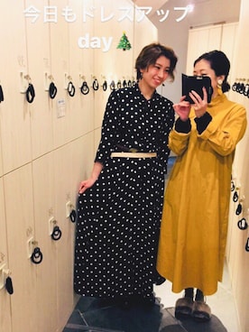 「ベルイエロー」｜MINX河野 沙耶佳さん（レディース・154cm）の冬コーディネート