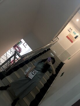 「盐系风格」｜「アイテム（スカート）」を使った、kikonana🍓さん（レディース・158cm）の夏コーディネート