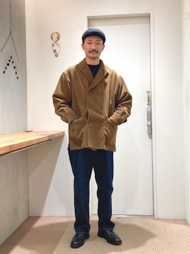 「Steven Alan（スティーブンアラン）のアイテム（テーラードジャケット）」を使った、4750ykさん（メンズ・179cm）の冬コーディネート