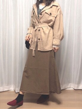 「apres jour mignon（アプレジュールミニョン）のアイテム（その他アウター）」を使った、ゆにょん☺︎☀︎さん（レディース・160cm）の夏コーディネート