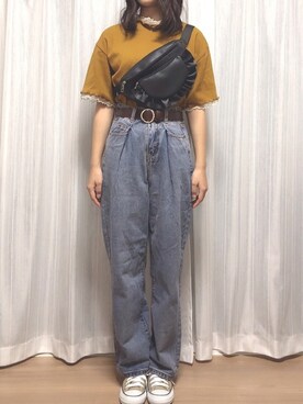 ゆにょん☺︎☀︎さん（レディース・160cm）の夏コーディネート