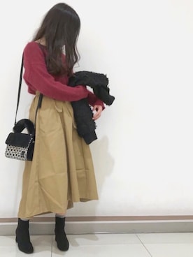 kasumiさん（レディース・154cm）の冬コーディネート