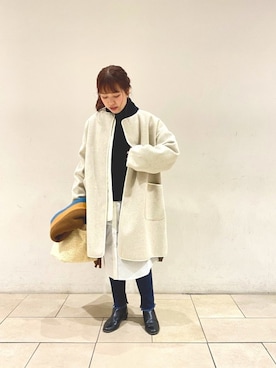 「CIAOPANIC TYPY」｜「アイテム（その他）」を使った、kasumiさん（レディース・154cm）の冬コーディネート