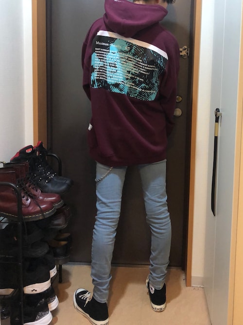 猫背さん Converseのスニーカーを使ったコーディネート Wear