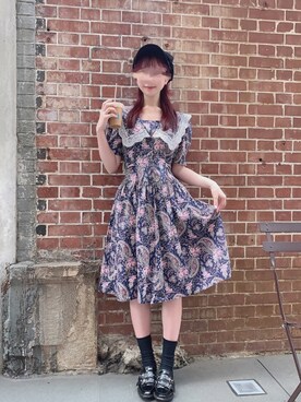 「RNA（アールエヌエー）のE4392 ダブルストラップローファー（ローファー）」を使った、桜野羽咲さん（レディース・158cm）の秋コーディネート